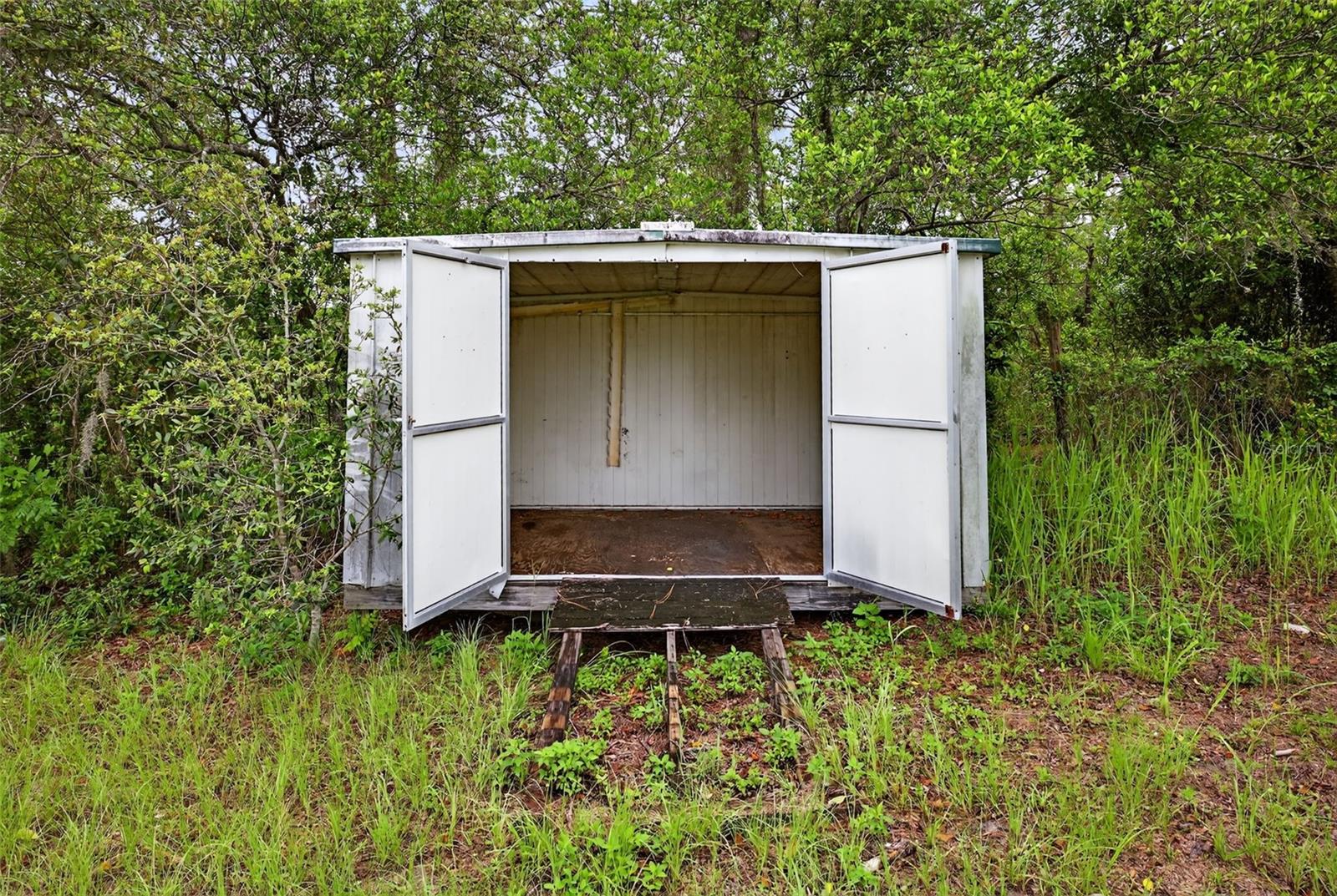 Back yard utility shed