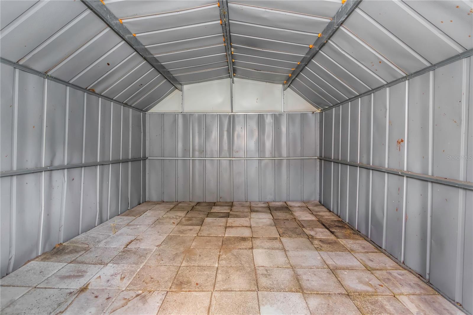 Storage Shed - Interior
