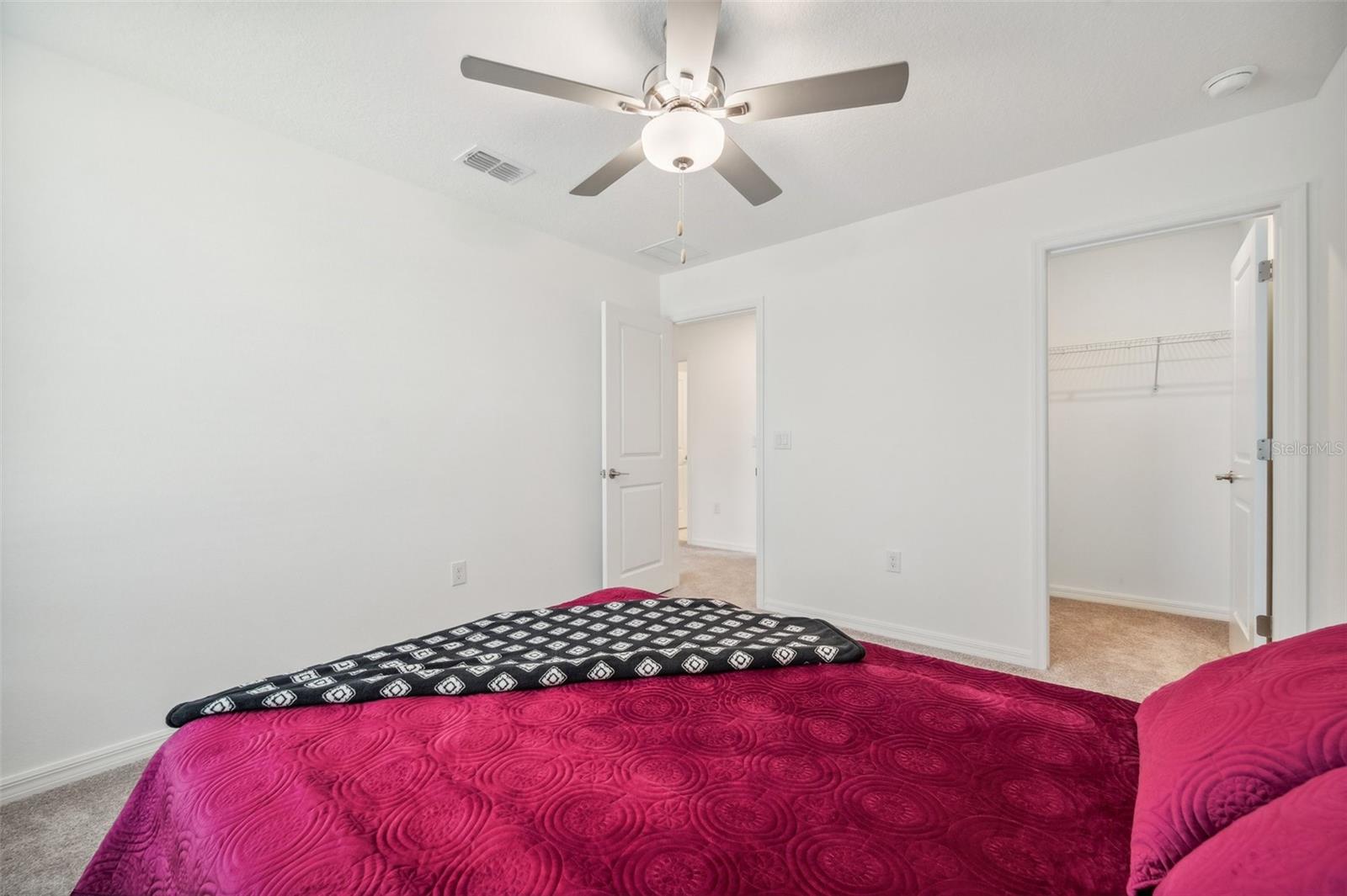 Bedroom 3 with walk in closet