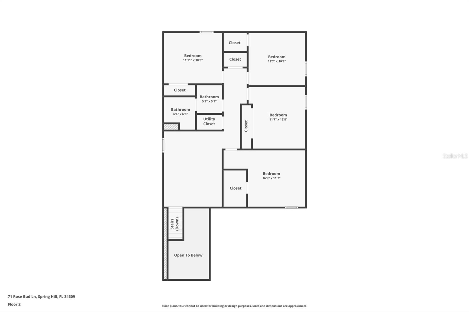 Floor plan second floor