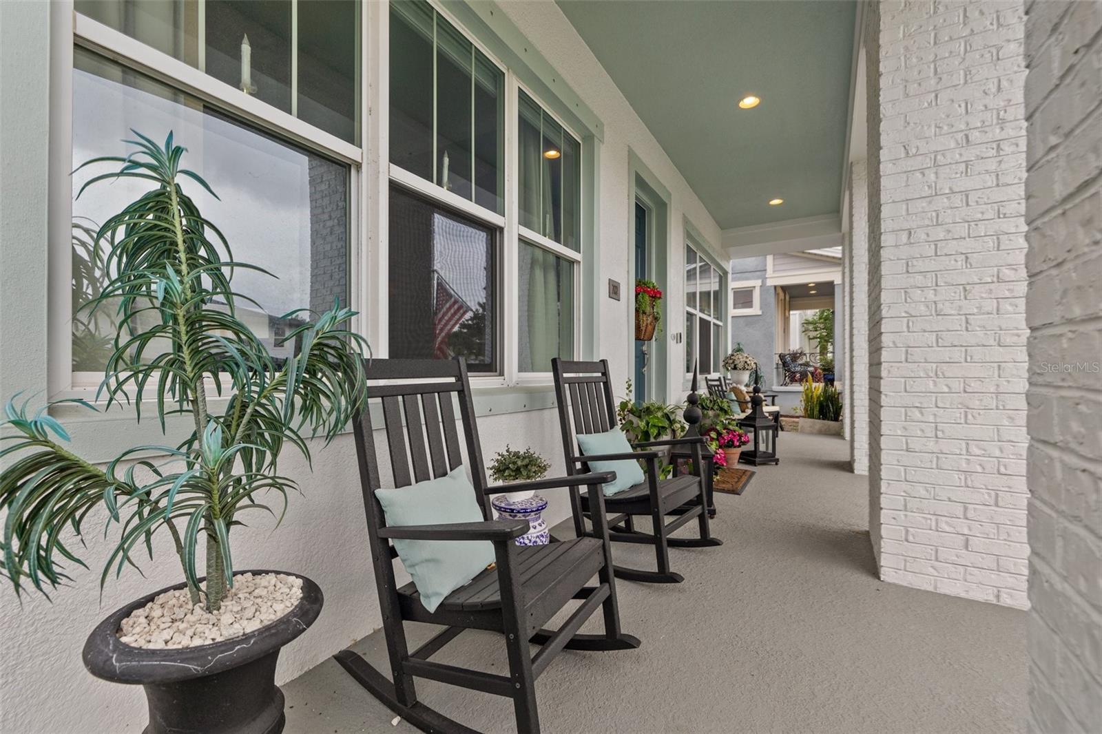 Large Covered Front Porch