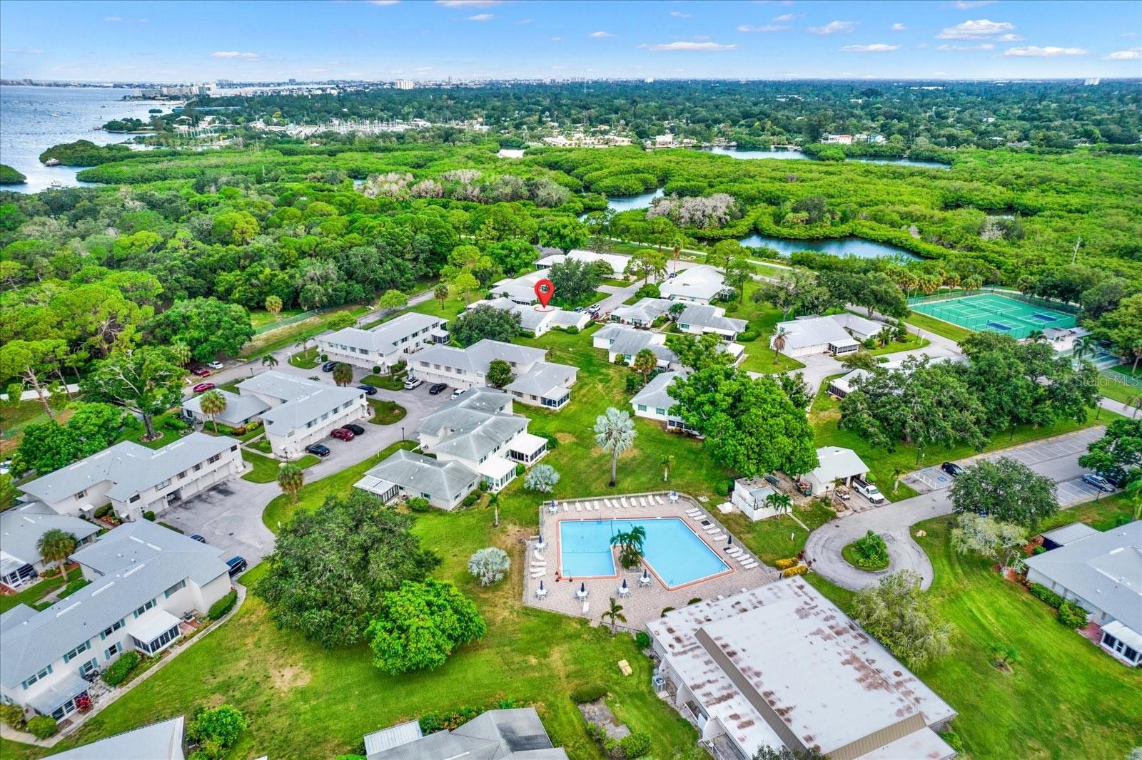 Located in the tranquil Western corner of the community