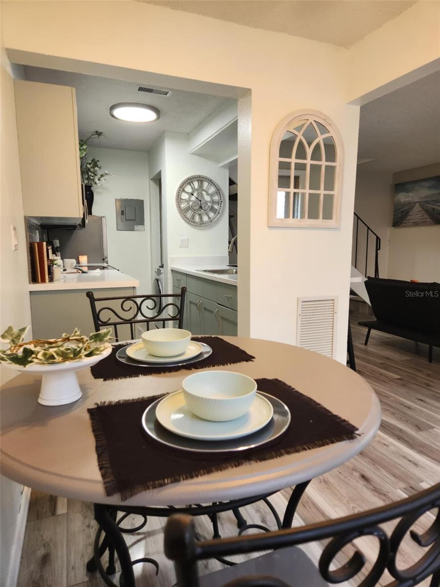 Leading into Kitchen
