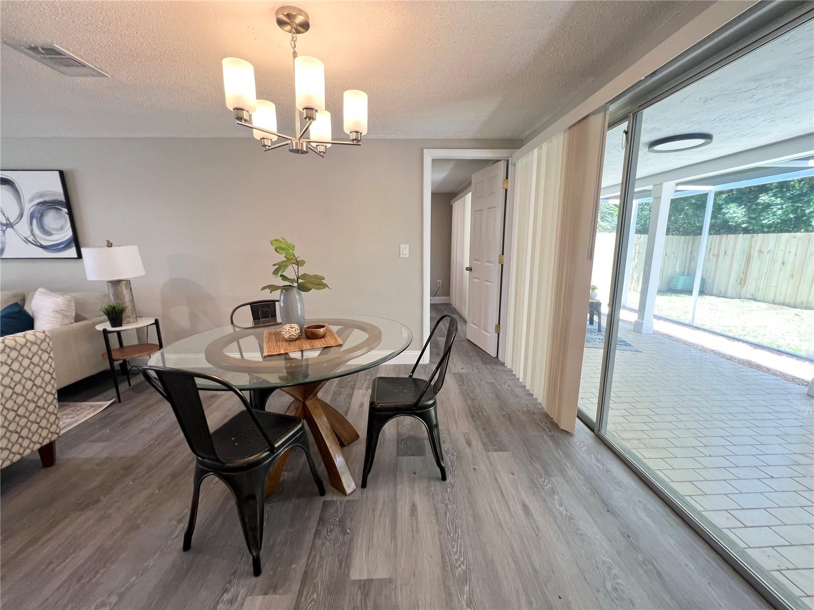 FORMAL DINING ROOM VIEW FROM KITCHEN AREA