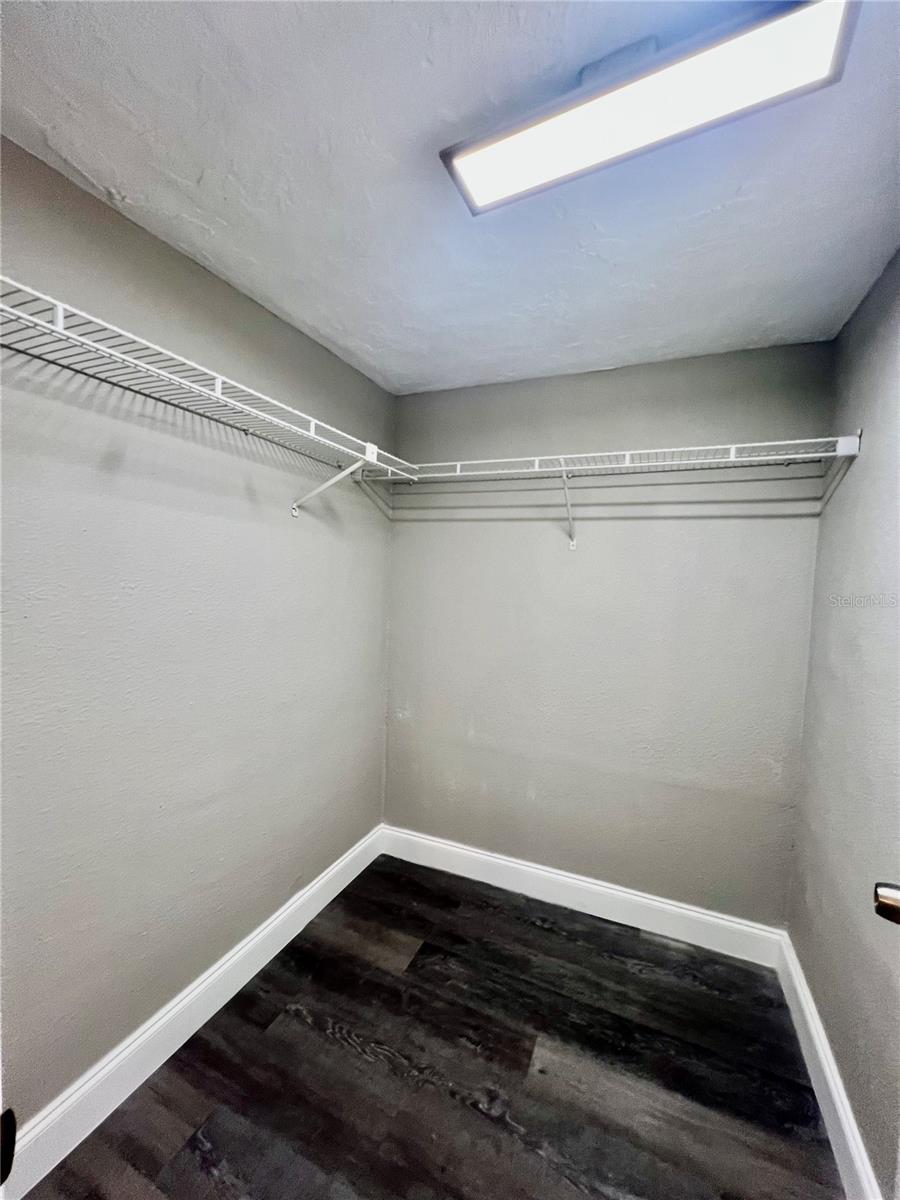 PRIMARY WALK IN CLOSET