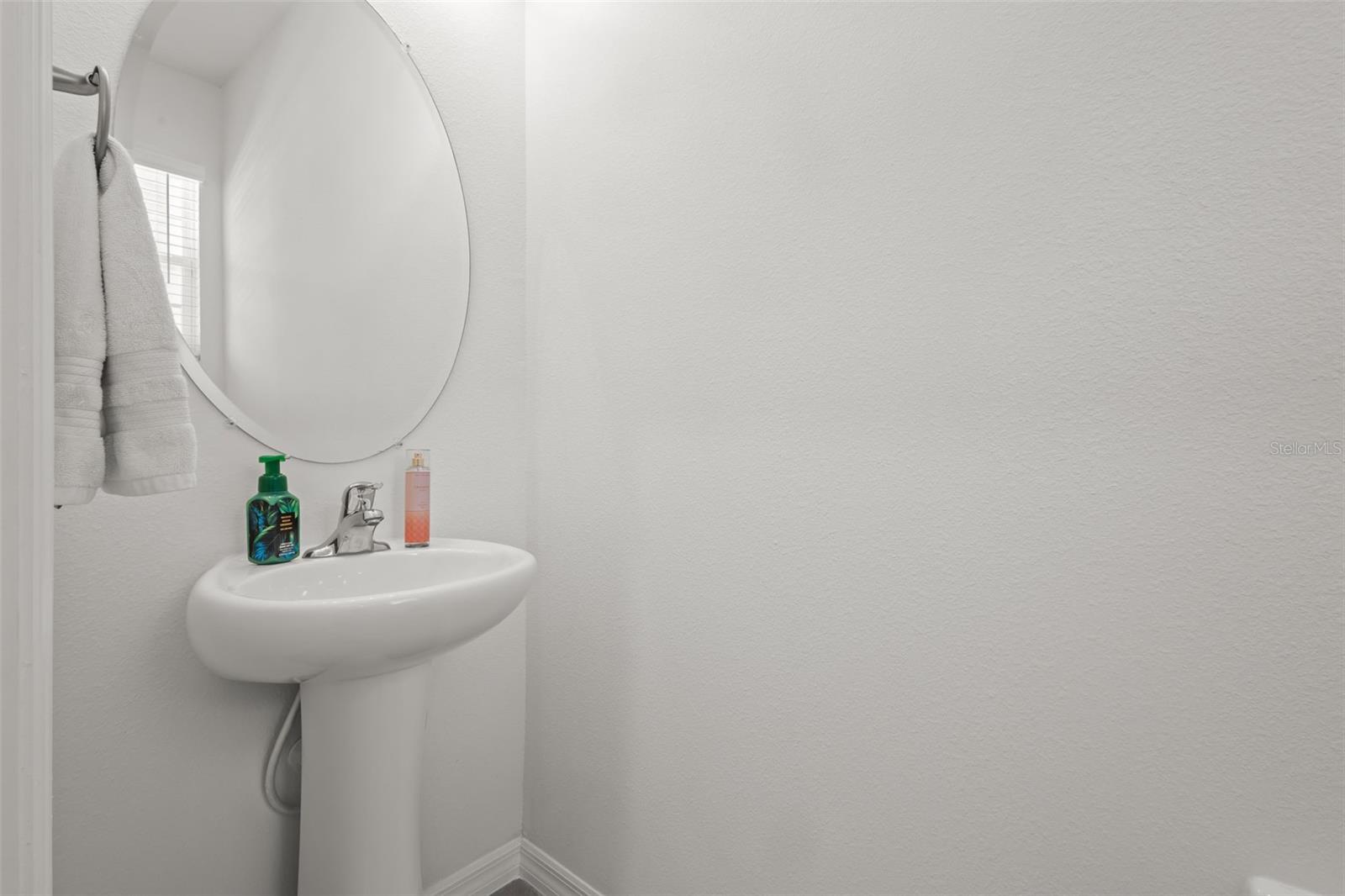Downstairs half bath