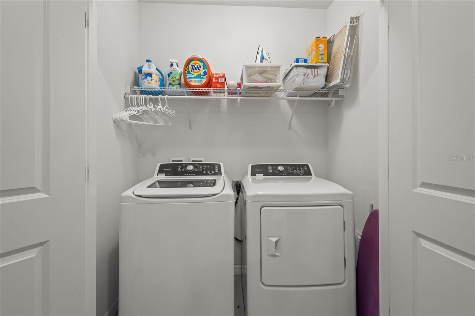 Laundry Closet in Loft