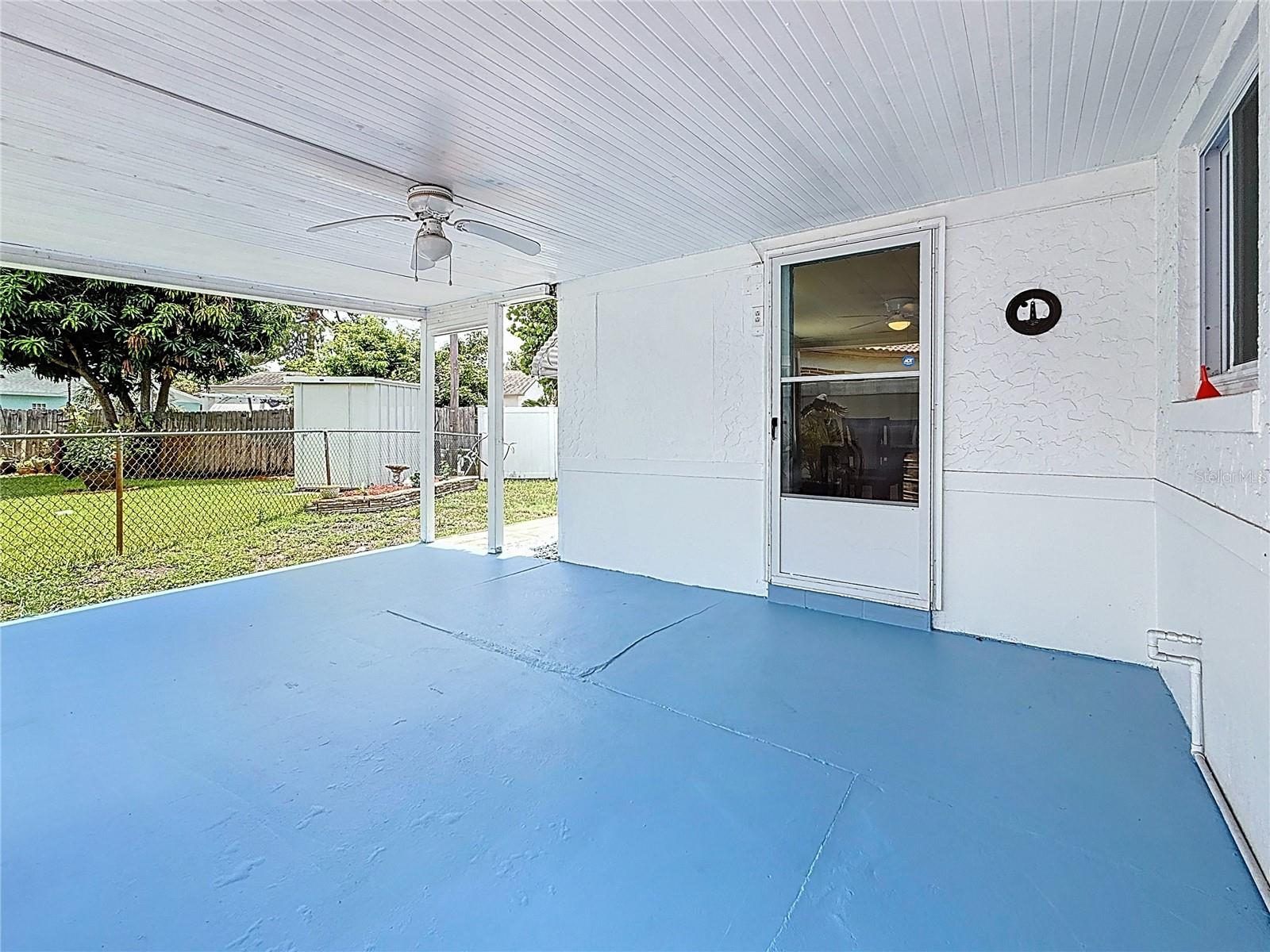 11'X12' Covered Back Porch