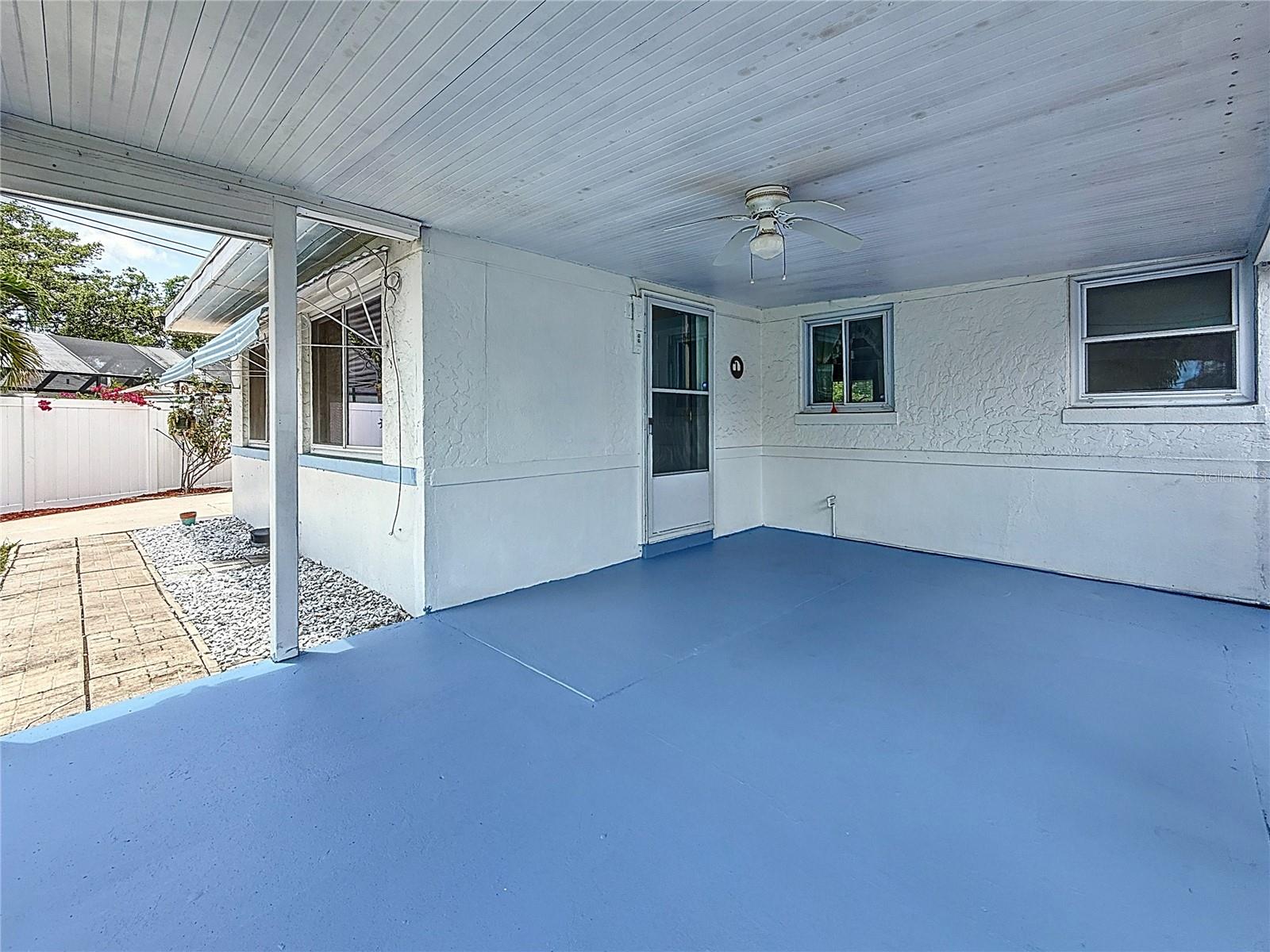 11'X12' Covered Back Porch