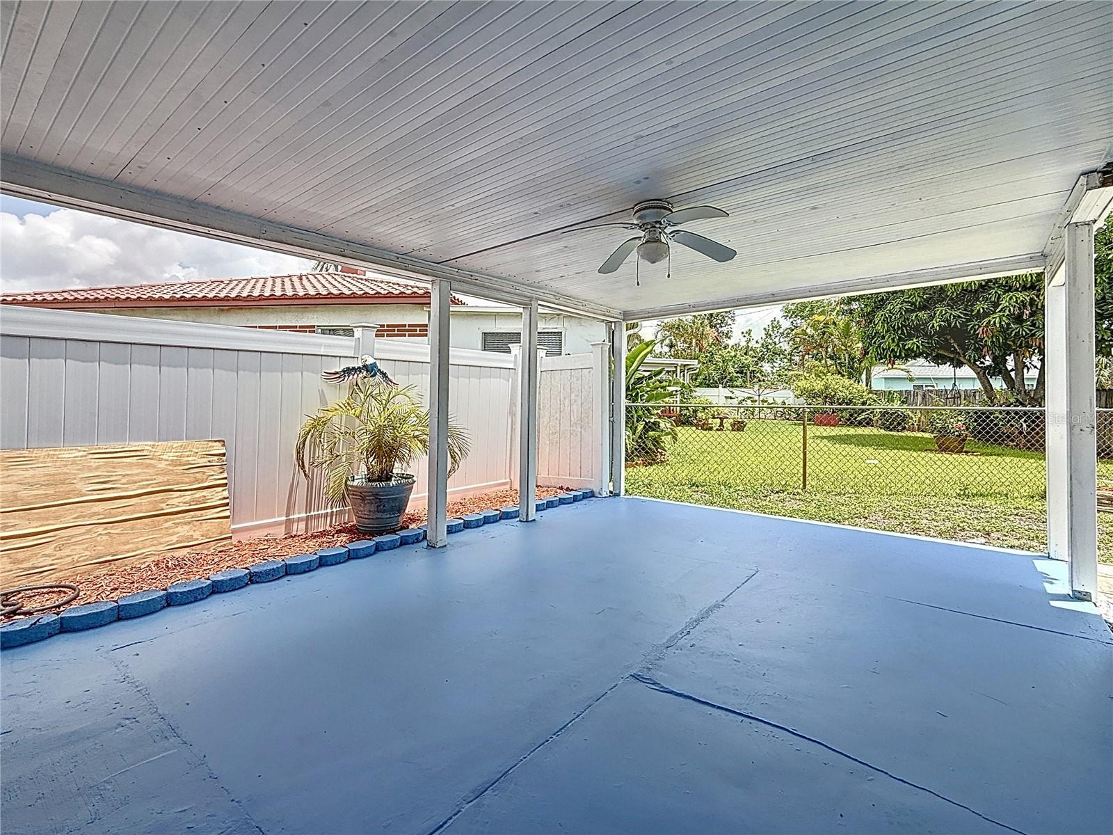 11'X12' Covered Back Porch