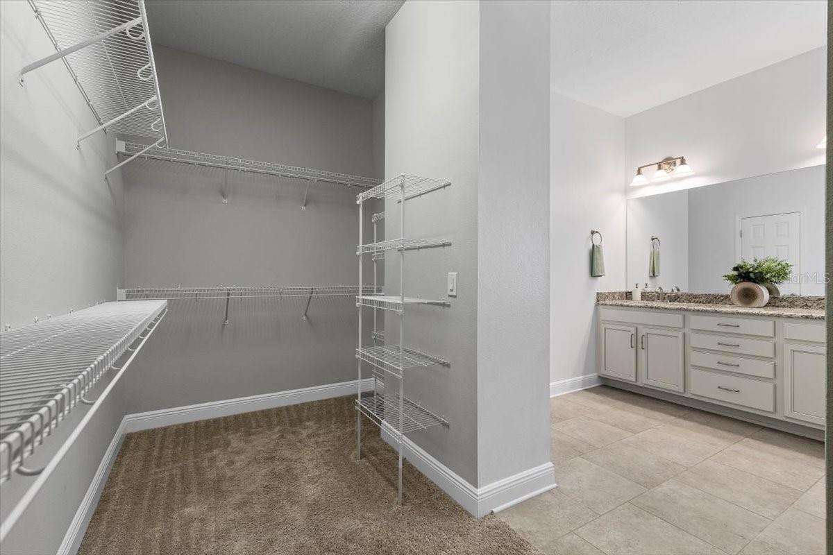 PRIMARY WALK-IN CLOSET