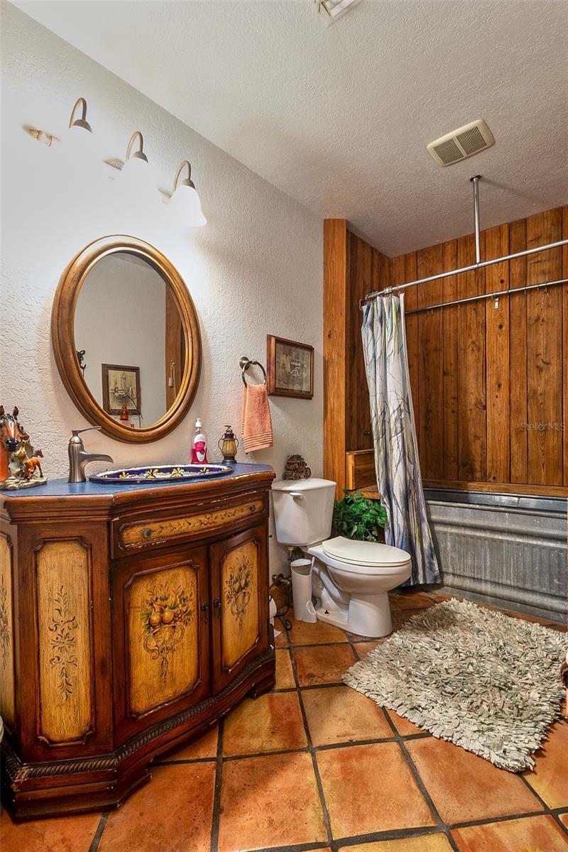 Hallway bathroom