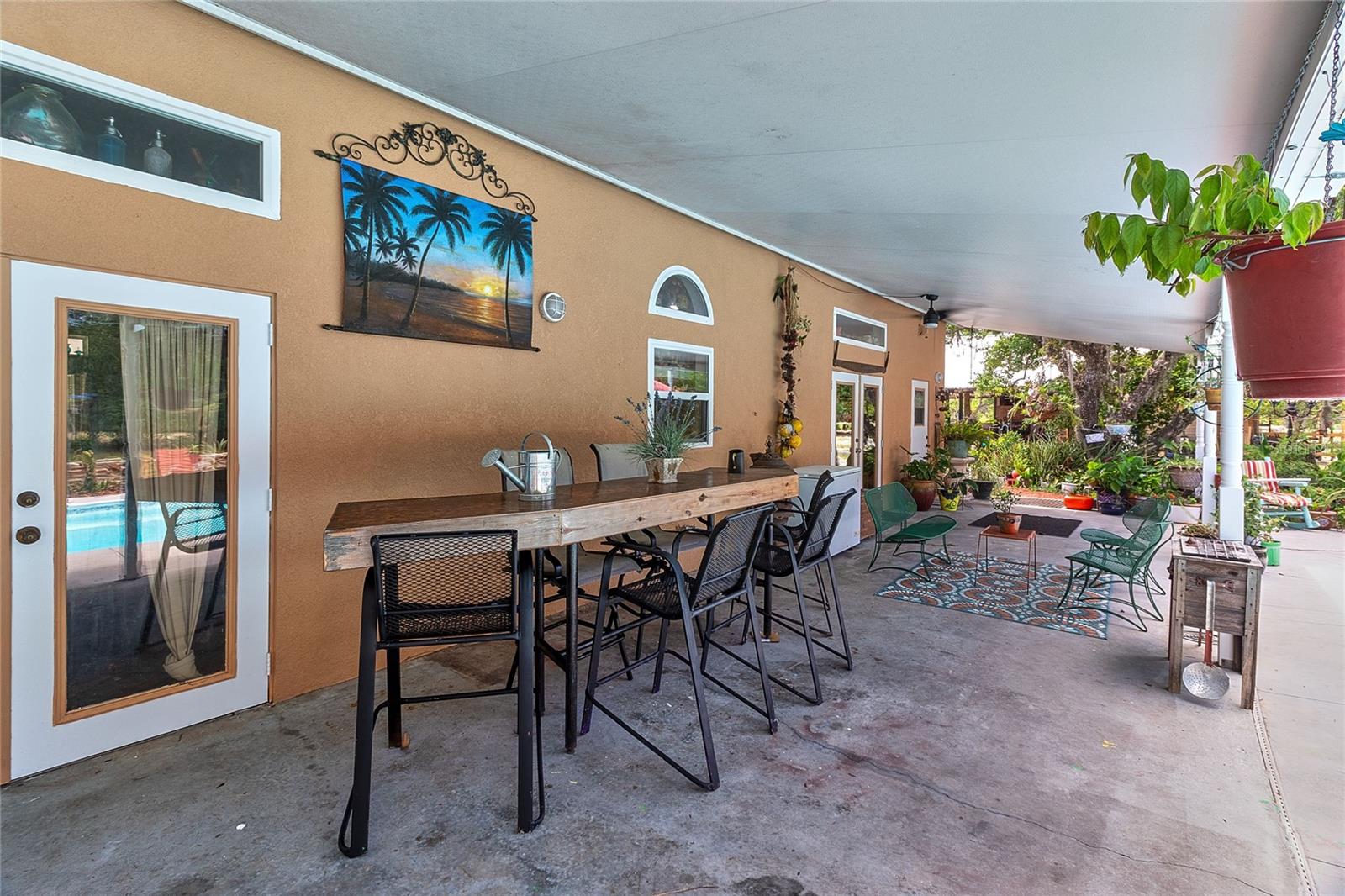 Back patio
