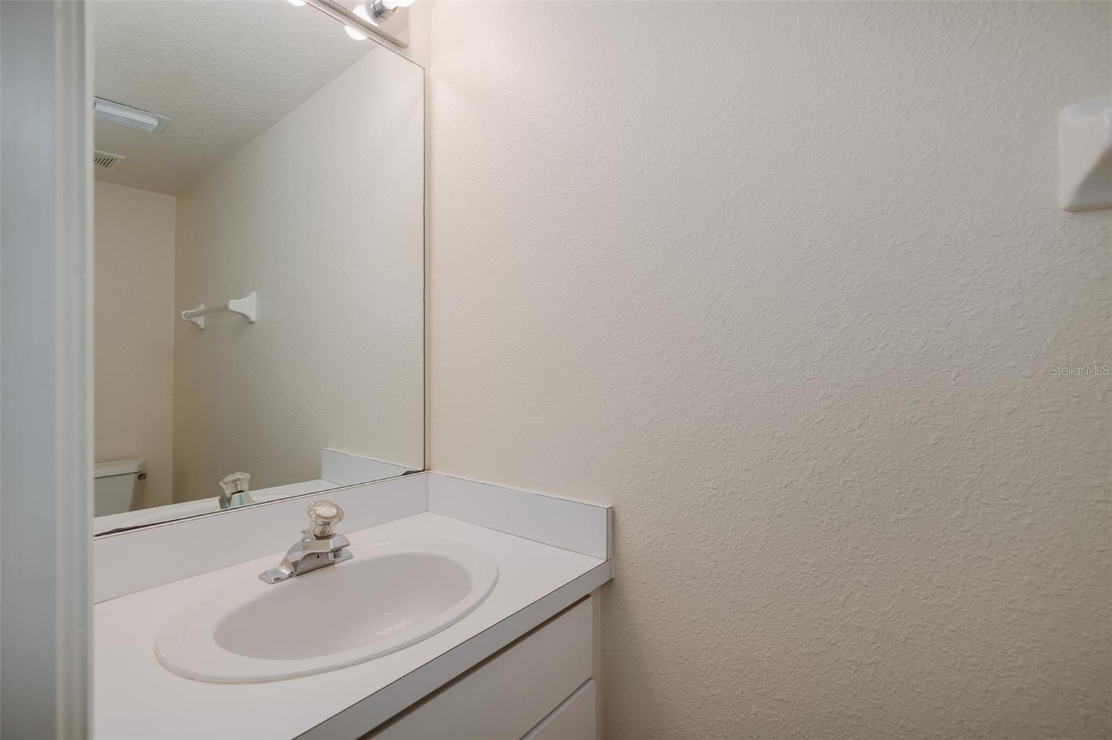 First floor half bath