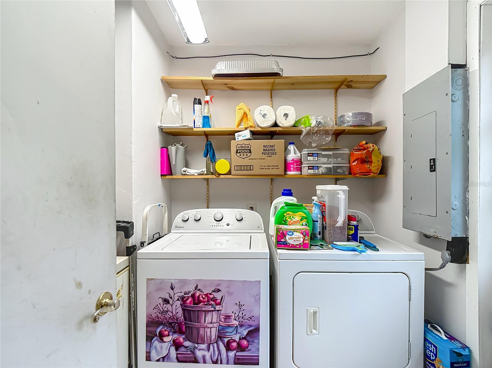 Laundry room off of kitchen