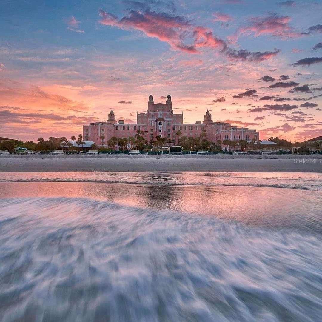 Walking distance to The Don Cesar Resort