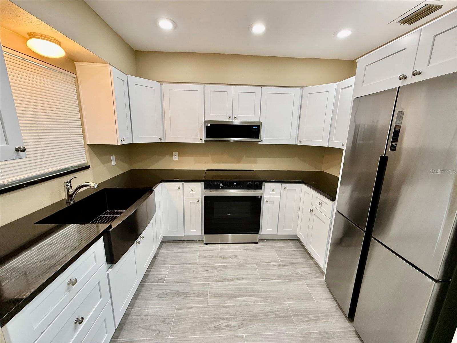 Newly installed kitchen