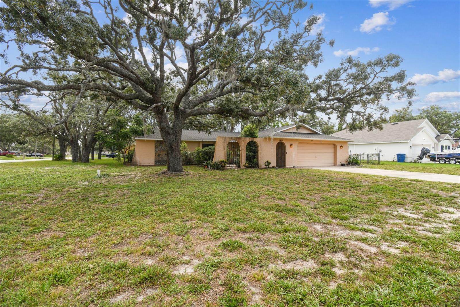 large corner lot