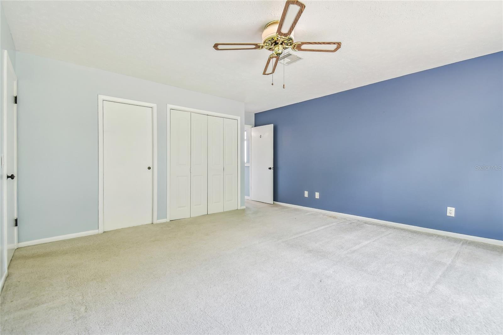 Primary with two closets