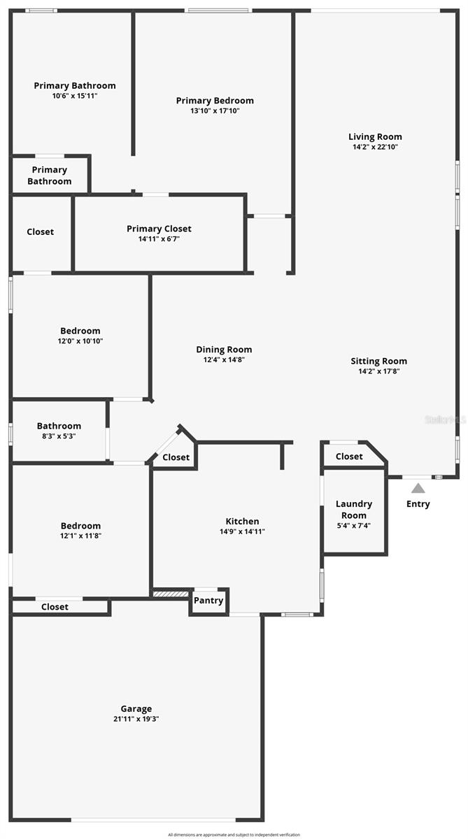 Zillow walk thru generated floor plan