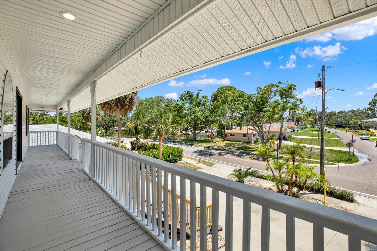 Front terrace