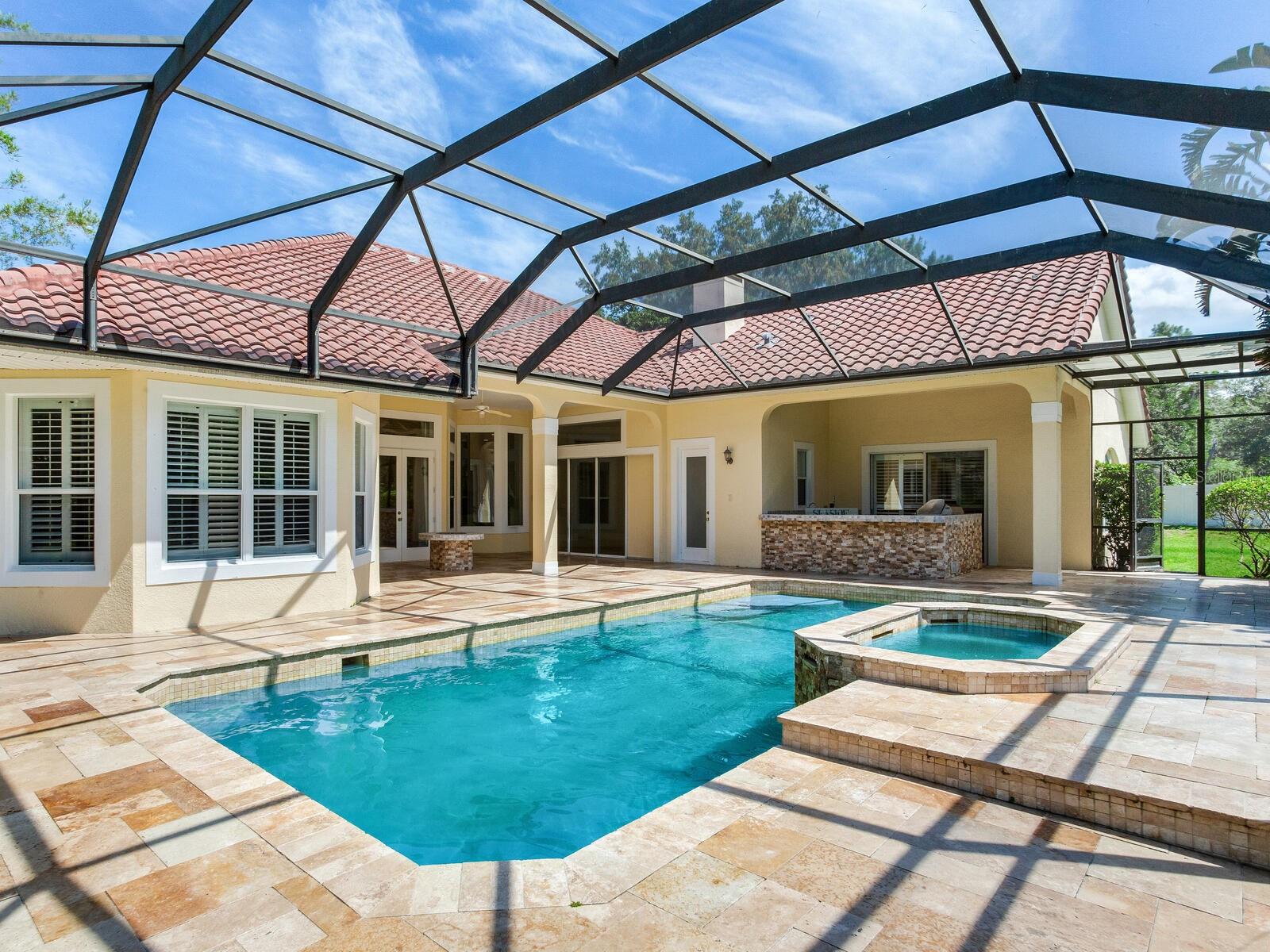 Pool / Spa/ Outdoor Kitchen / Covered Patios