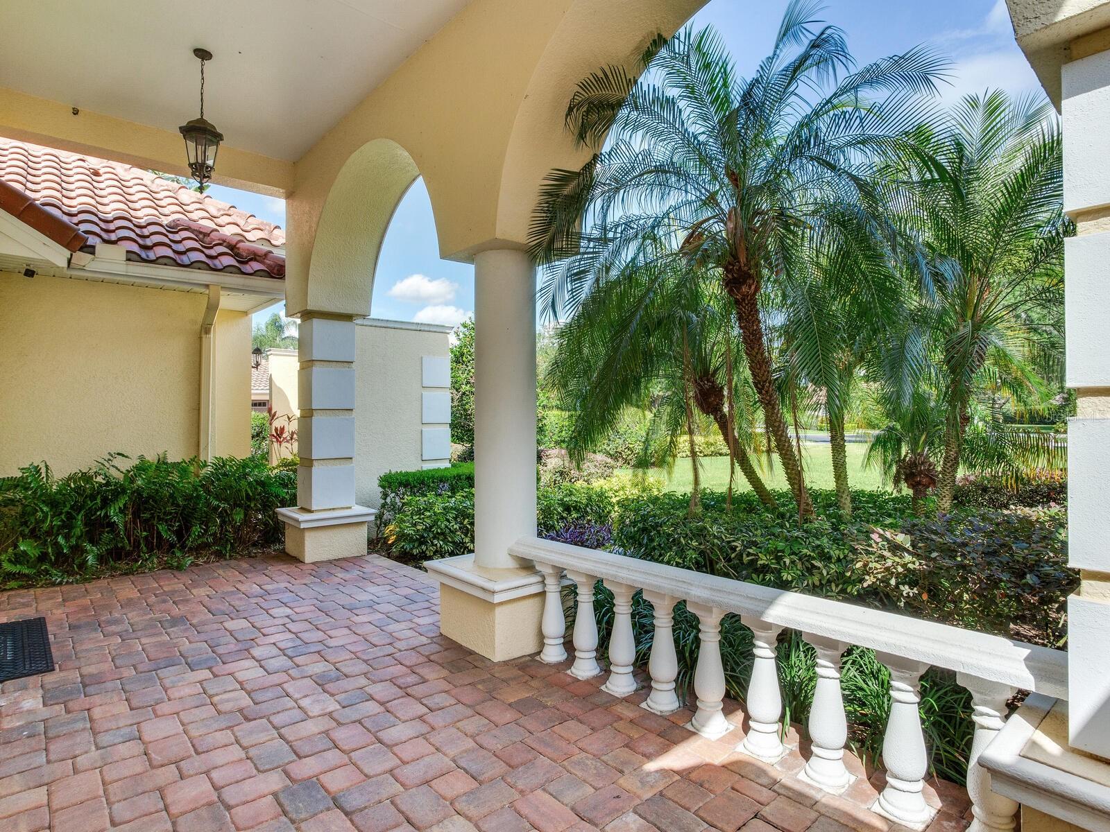 Paver Front Patio