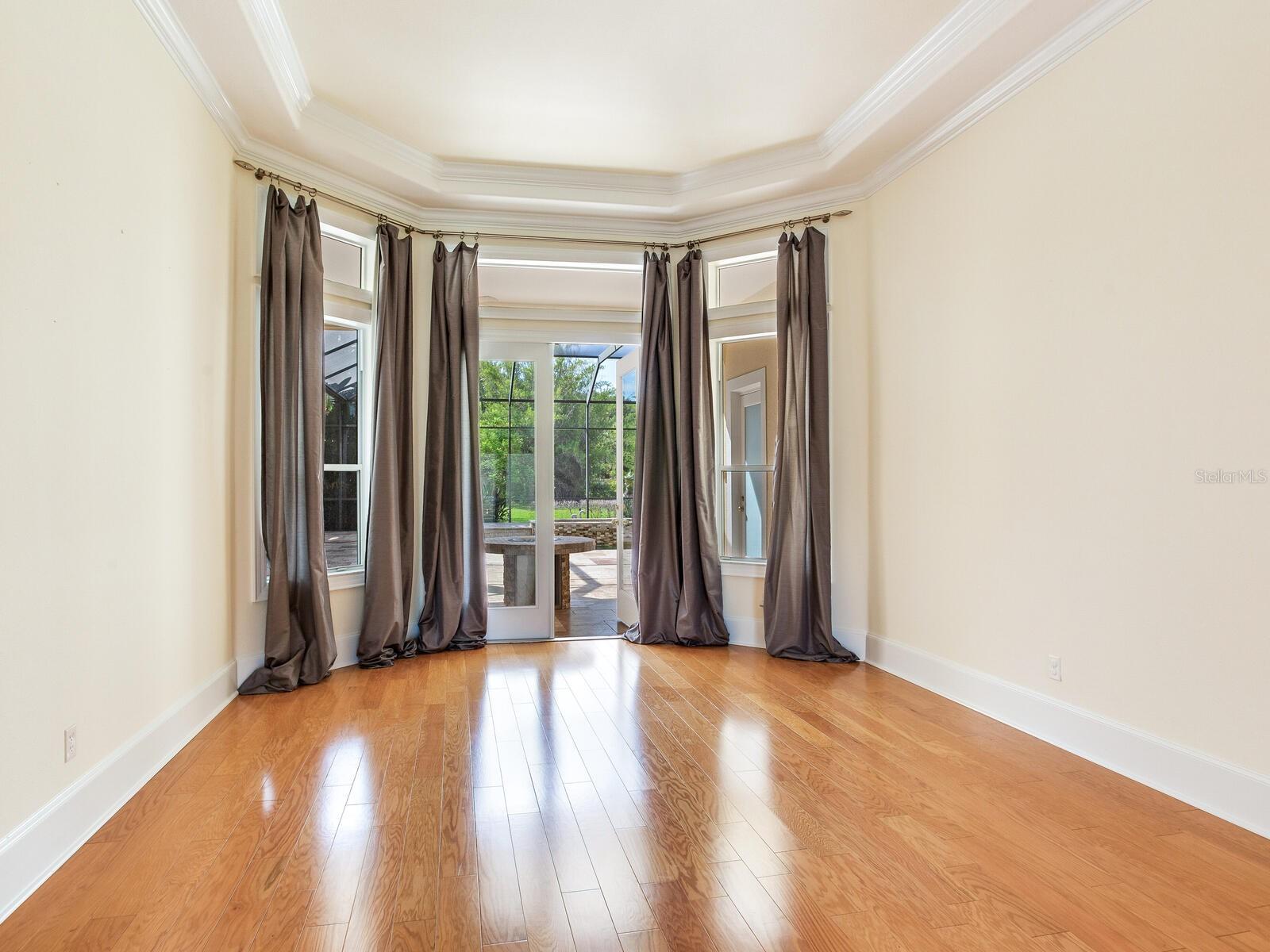 Formal Living / French Doors to Rear Patio / Pool