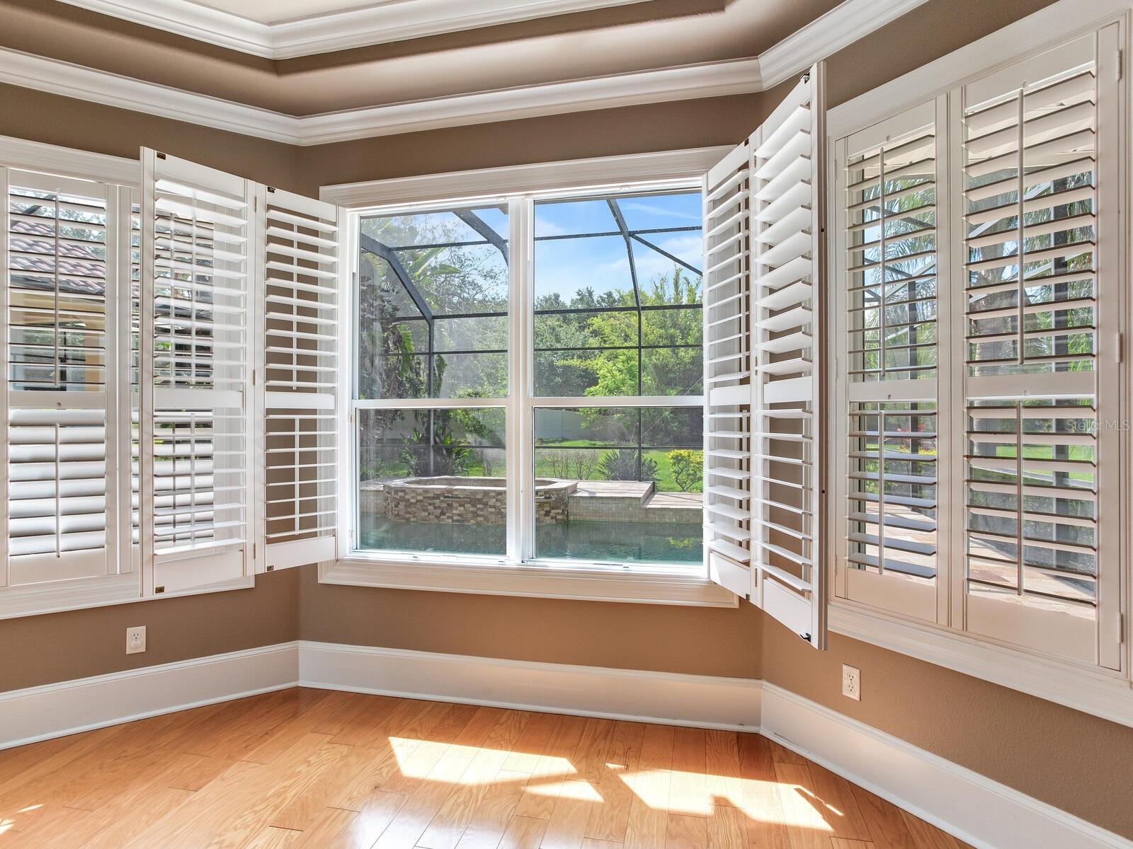 Primary Suite View of Pool / Spa