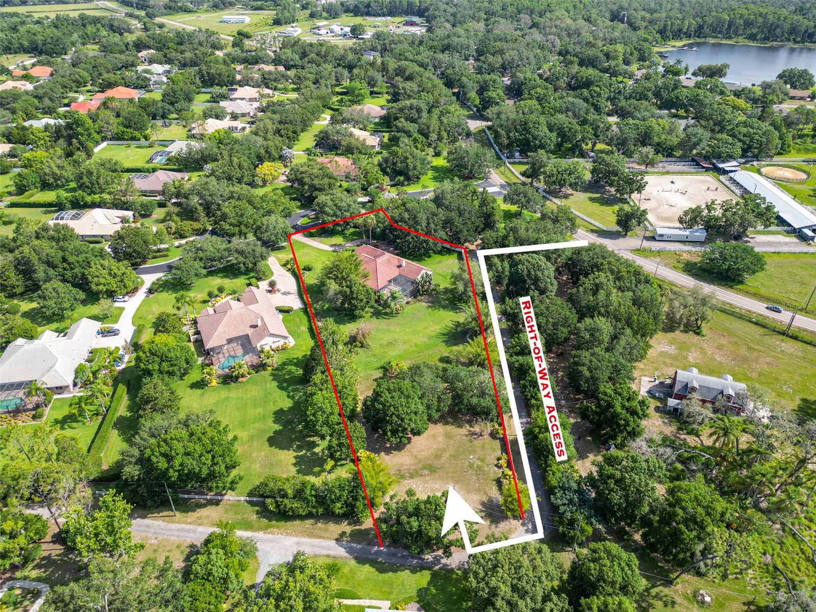 Backyard Entrance / Right of Way Access / Two Parcels Combined