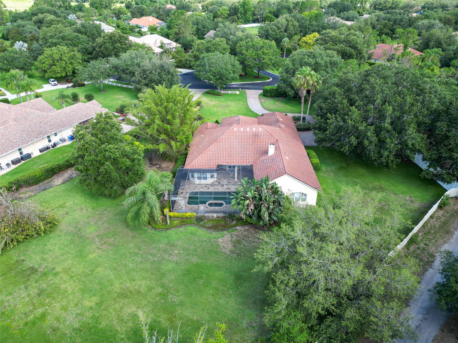 Aerial - Pool / Backyard