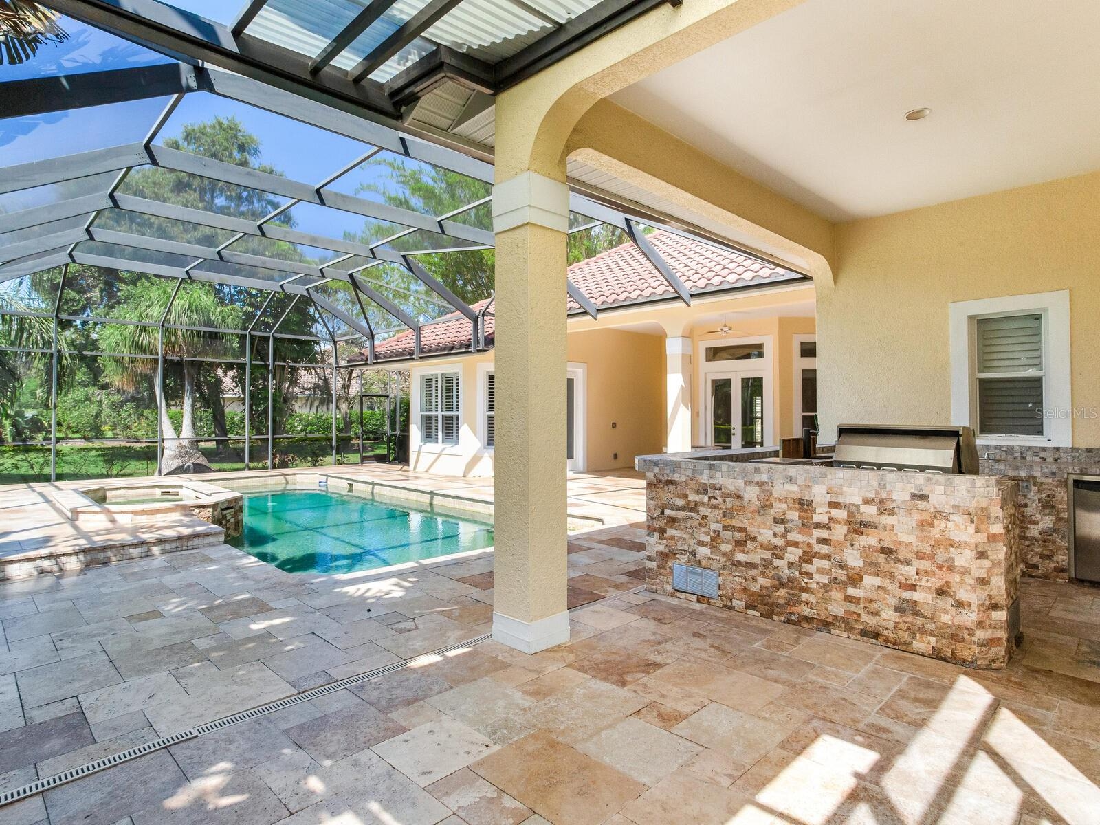 Outside Kitchen / Pool / Spa