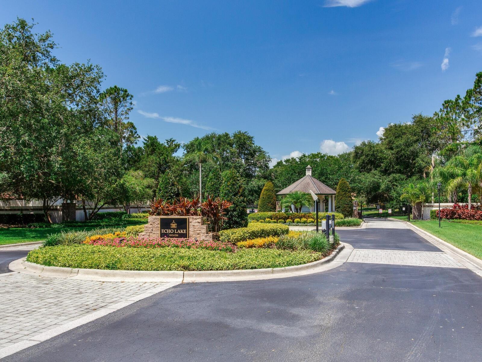 Gated Community Entrance