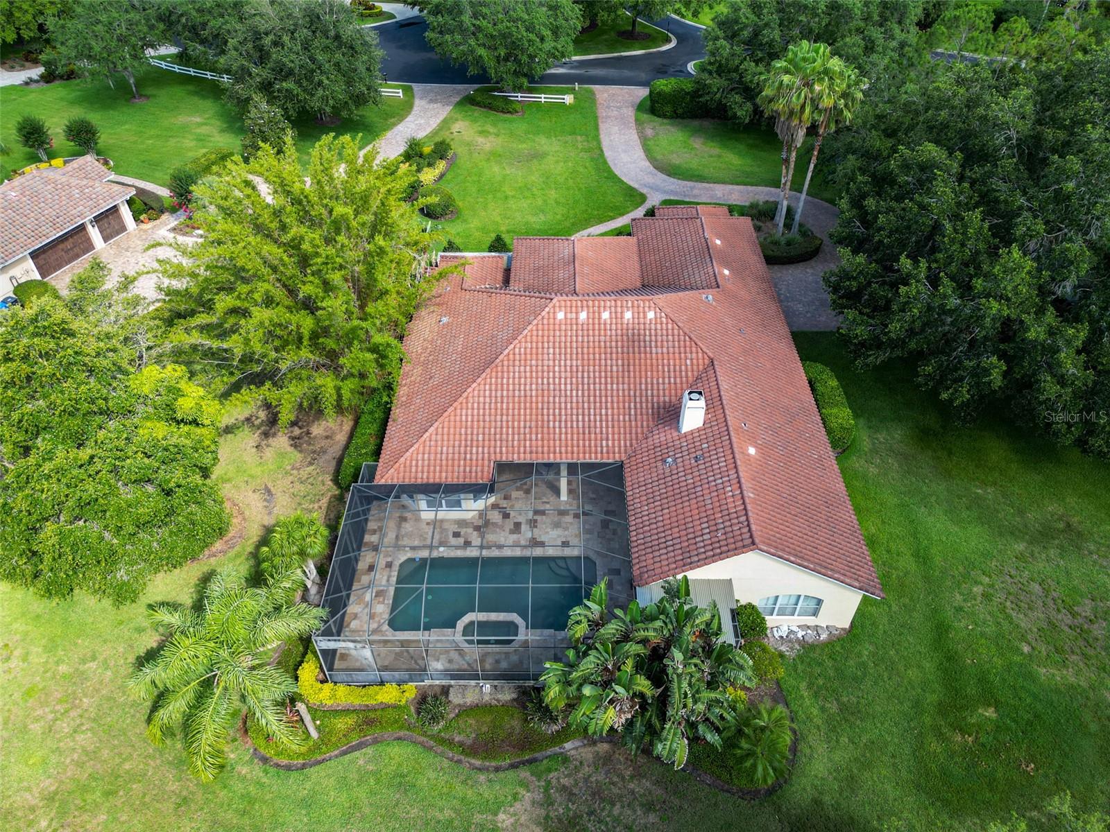 Aerial - Pool / Backyard