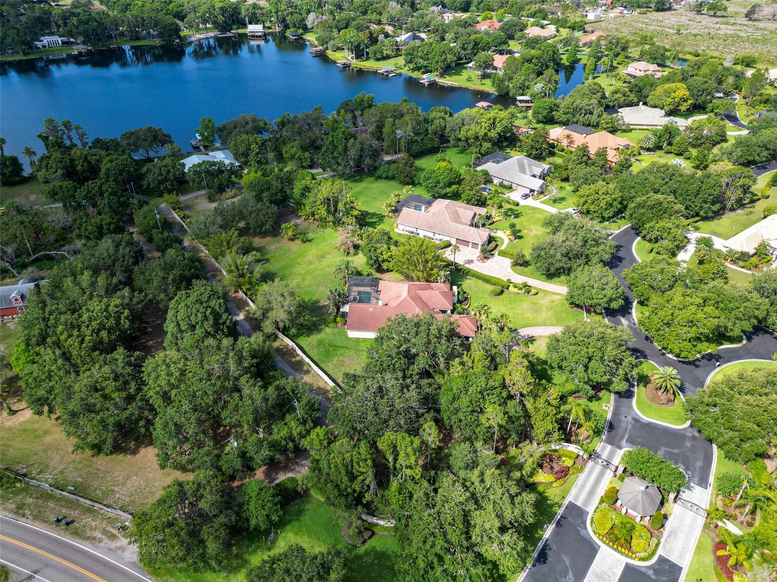 Aerial - Side View / Community Entrance