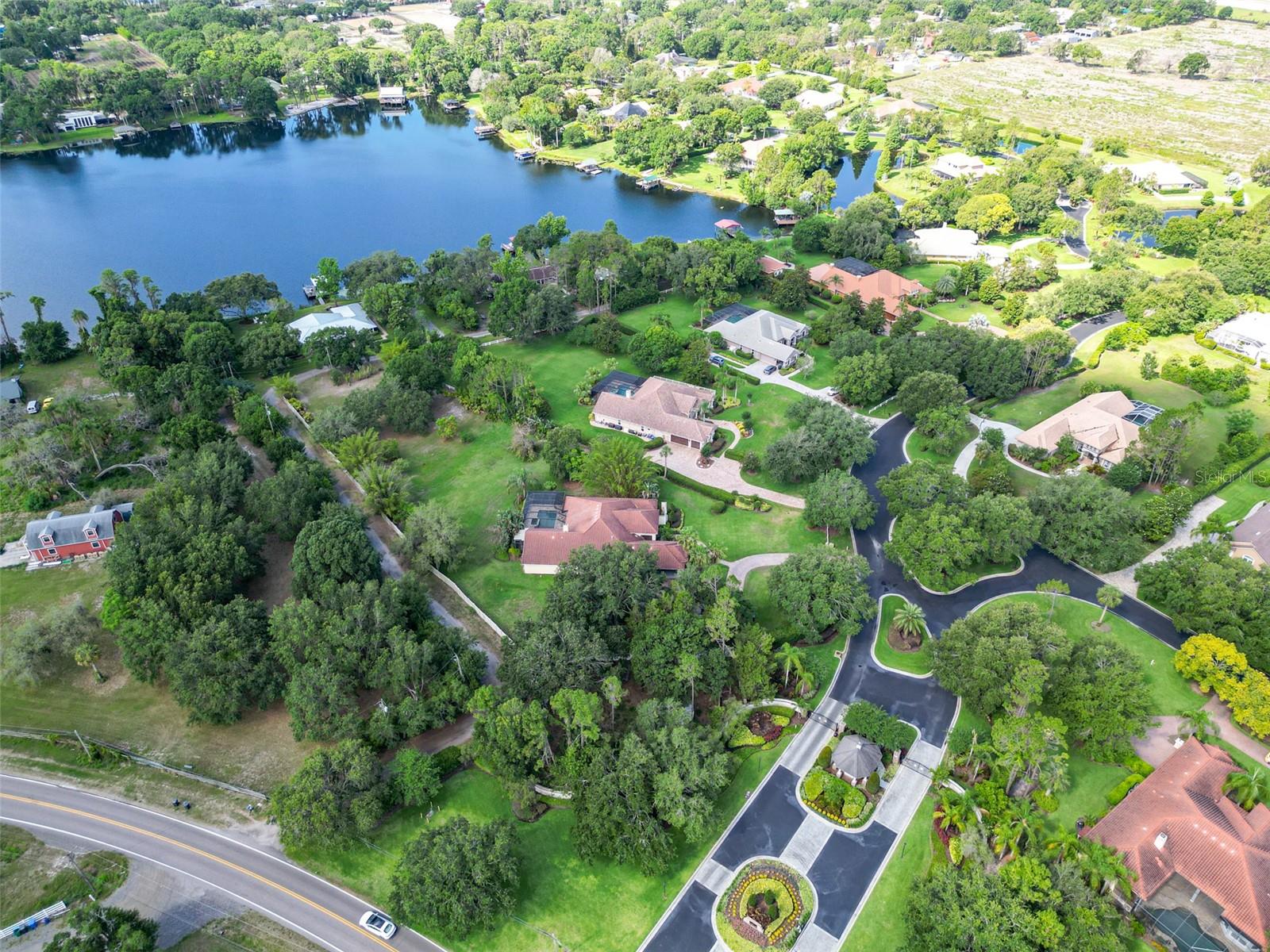 Aerial - Community Entrance
