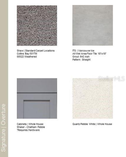 Design Selections ~ Home is under construction, selections are subject to change