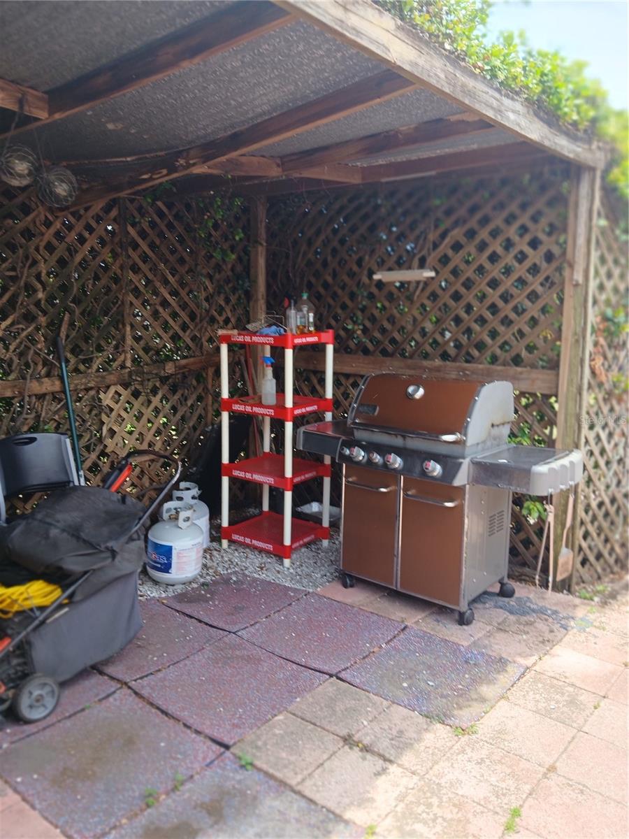 BACK YARD BARBEQUE AREA