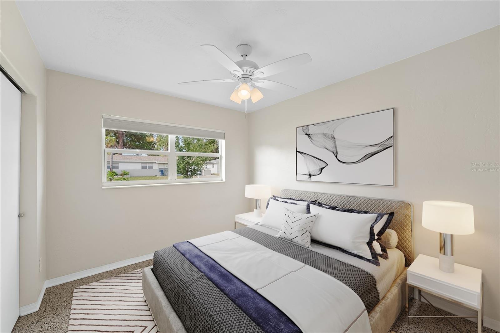 Virtually Staged - 2nd Bedroom