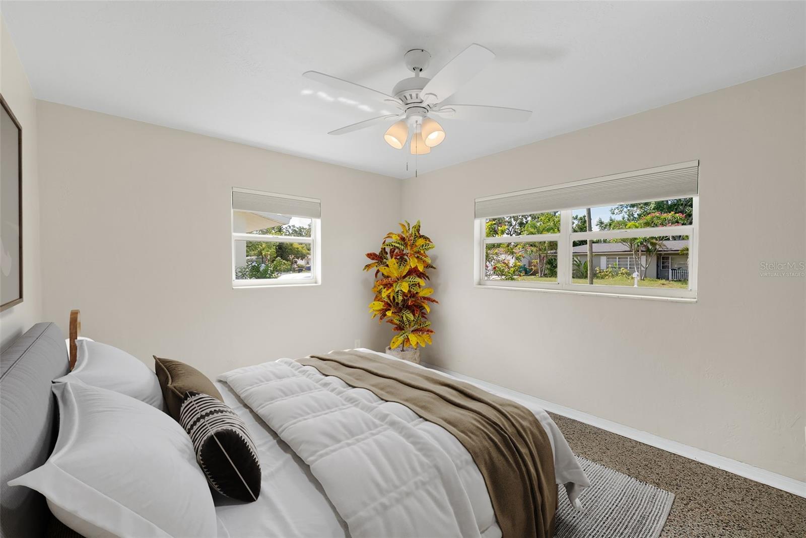 Virtually Staged 3rd Bedroom