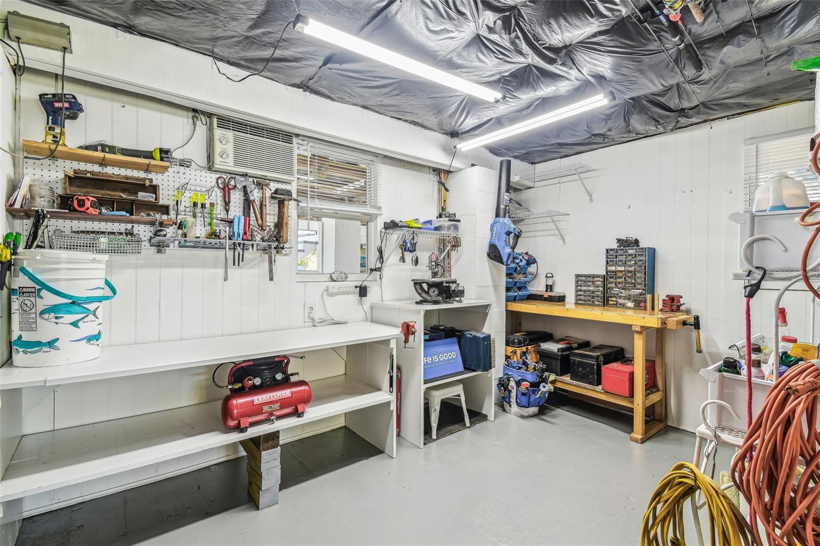 Downstairs Workshop Area