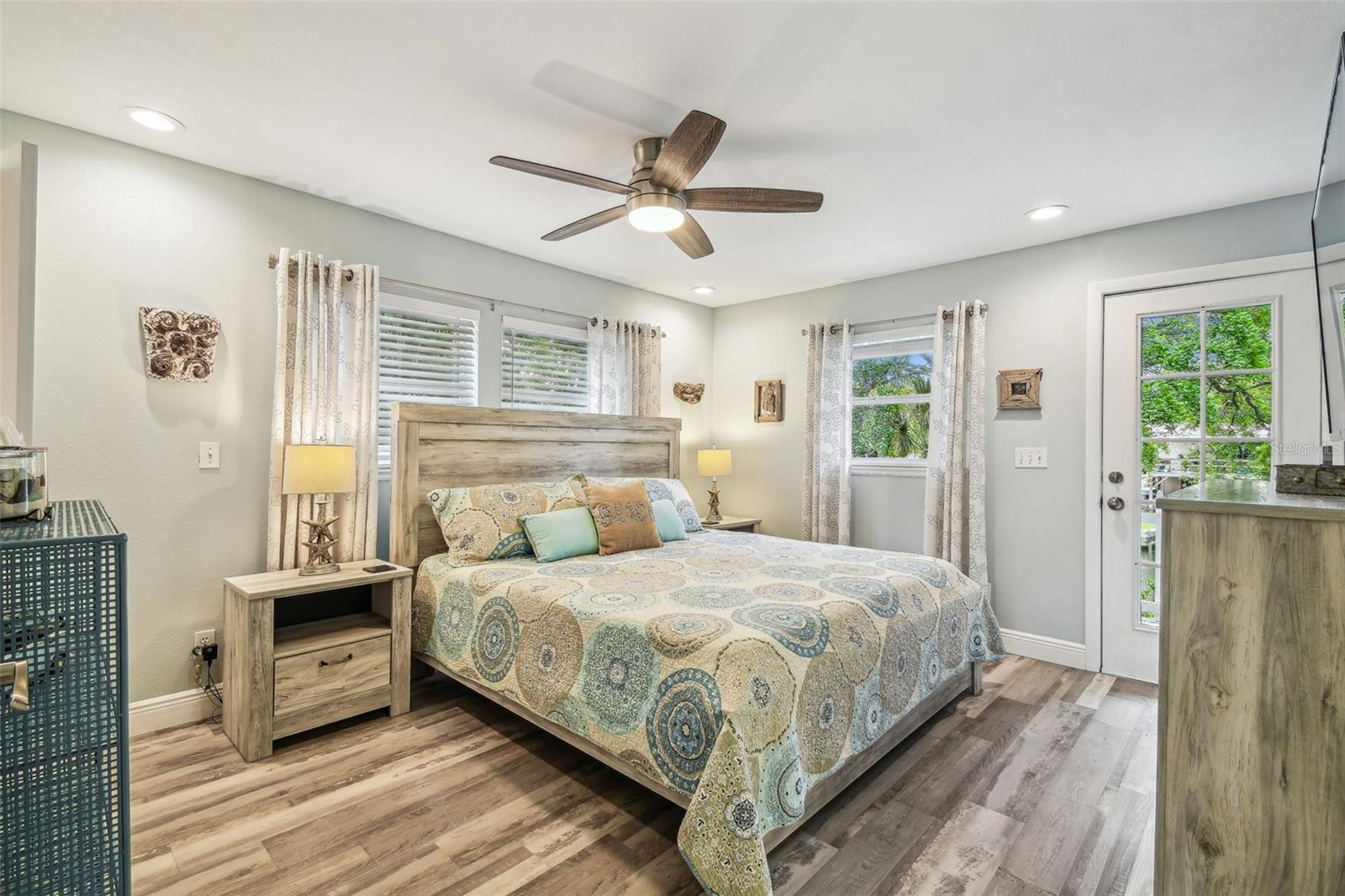 Primary Bedroom Features a KING SIZE Bed and still plenty of room