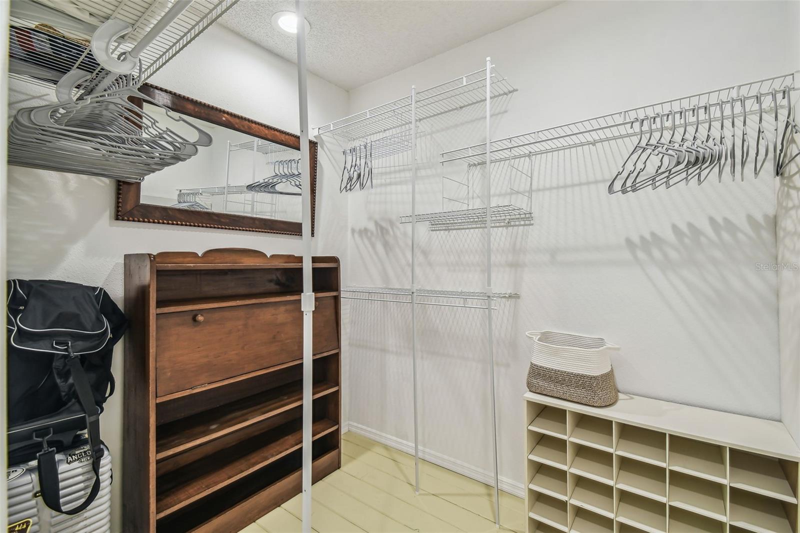 Walk in Closet in Primary Bedroom