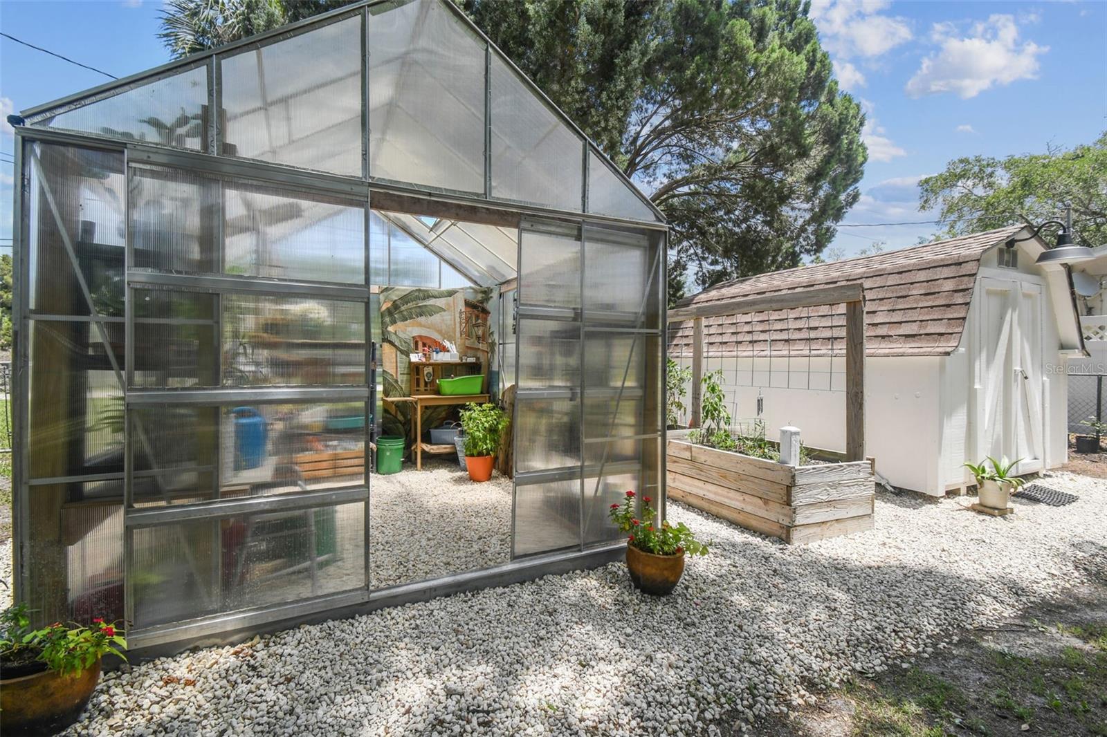 Green House Perfect to grow all of your own Fruits and veggies