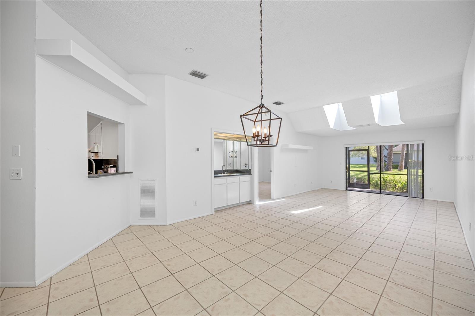 Dining & Living Room Combination