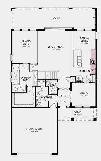 Structural options added Include:  Gourmet Kitchen and Outdoor Kitchen Rough In.