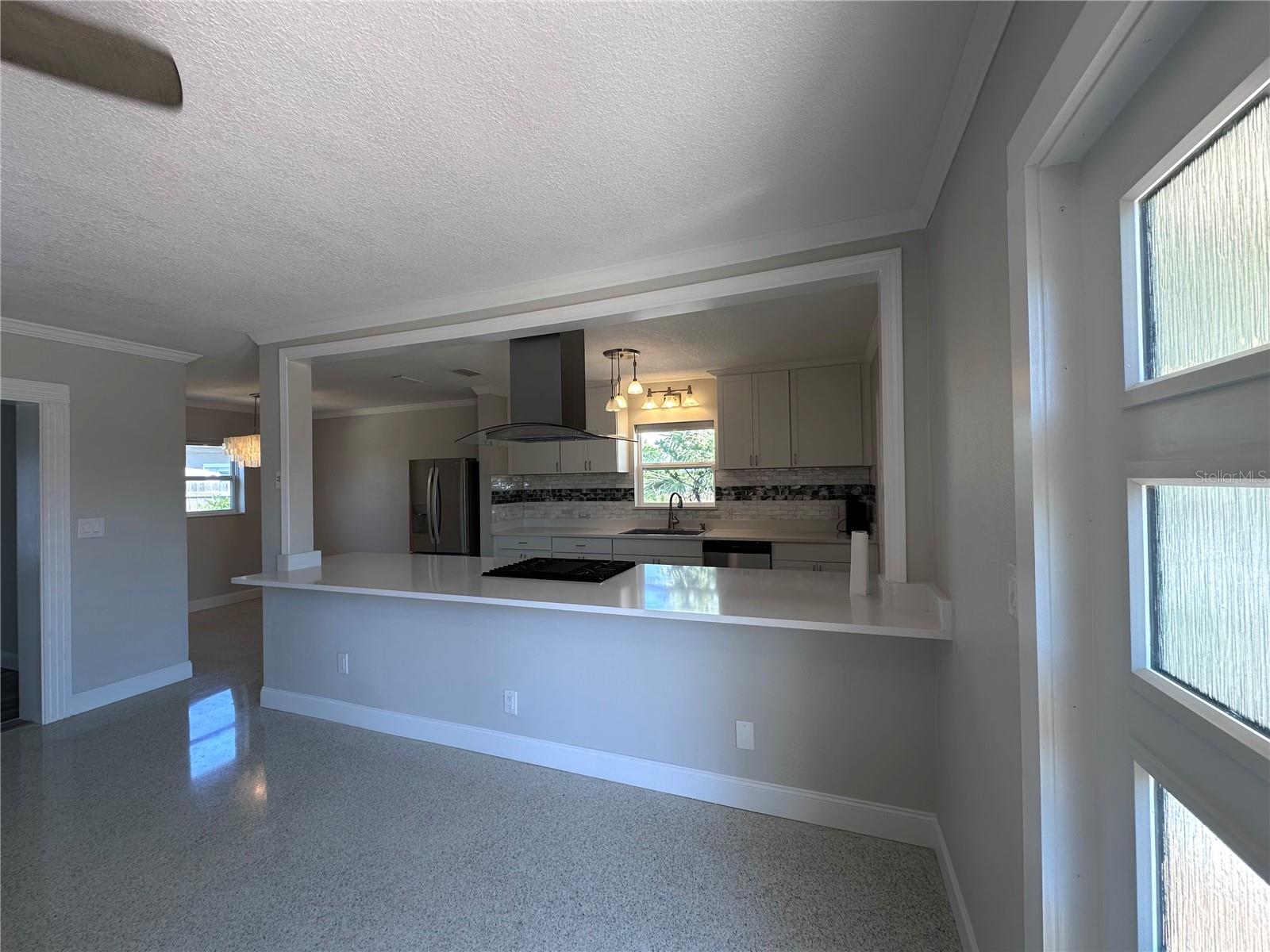 Kitchen to the Right of Entrance
