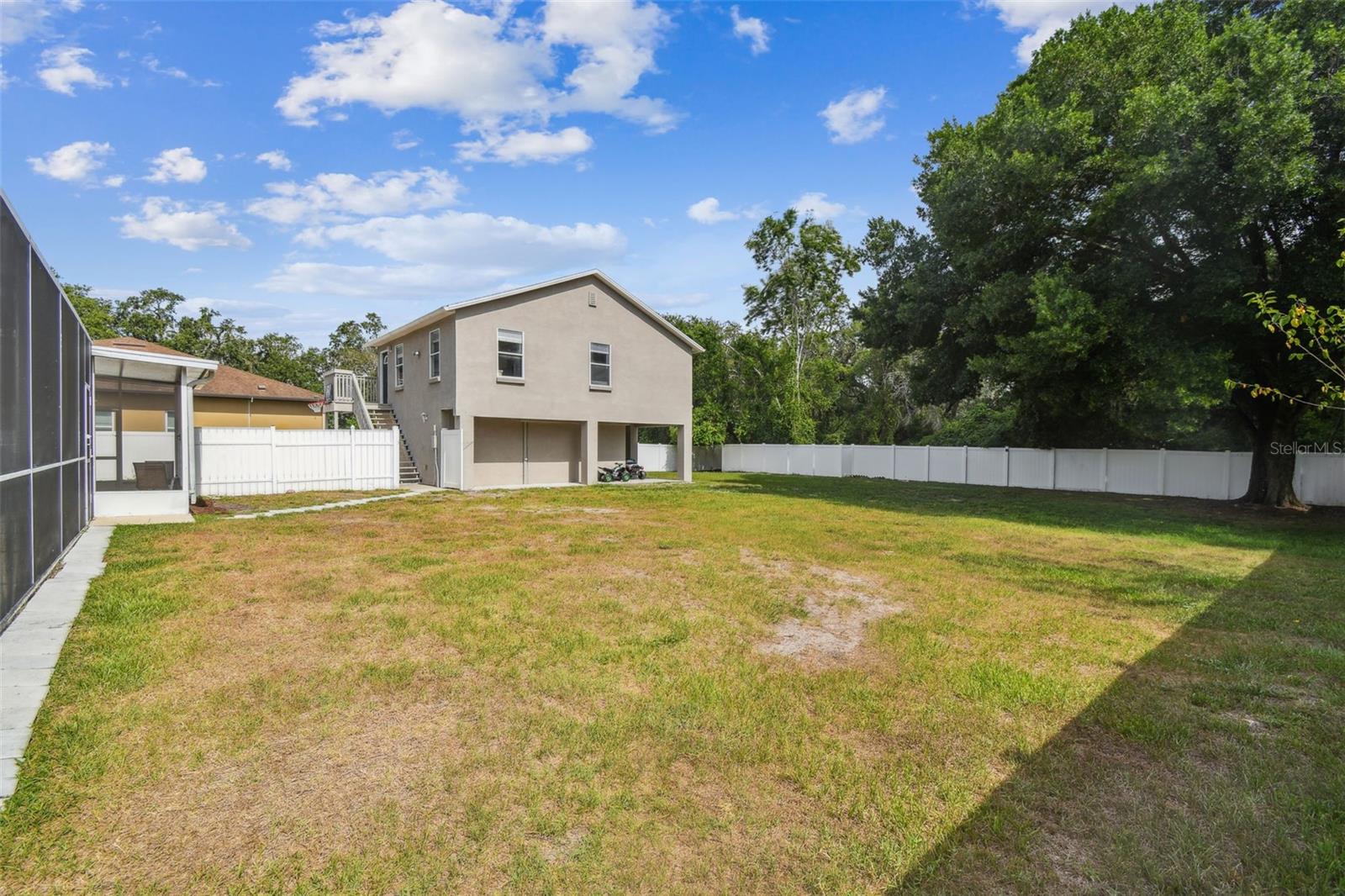 Exterior yard