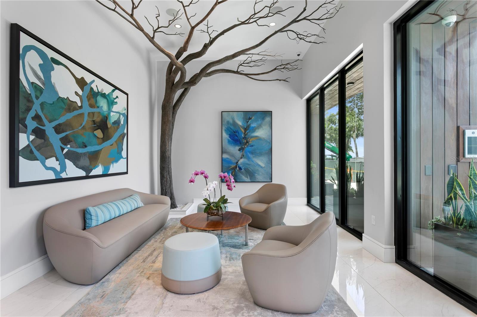 Lobby area.