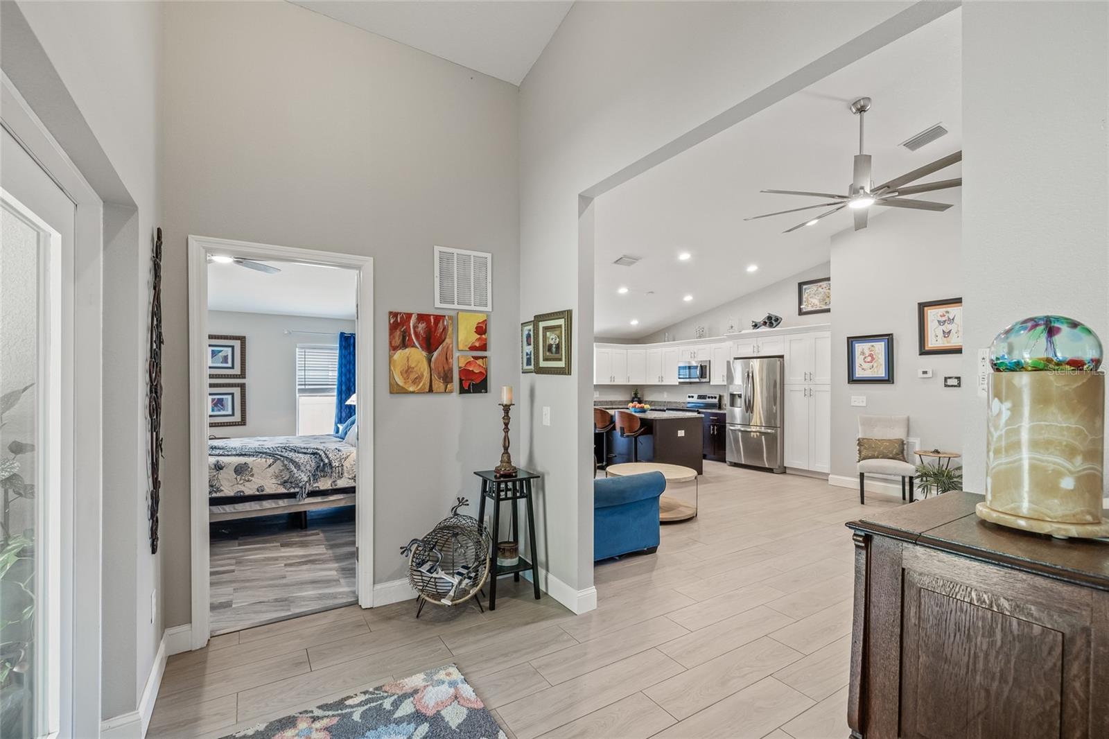 This home offers a convenient and functional split layout.